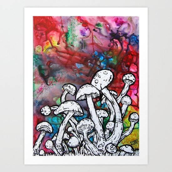 shrooms Art Print