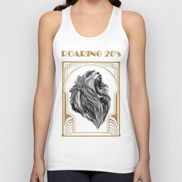 Golden Age of the Roaring 20's Lion Tank Top