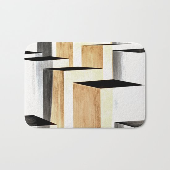 abstract#349 Bath Mat