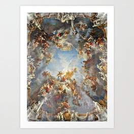 The Apotheosis of Hercules Versailles Palace Ceiling Mural Art Print