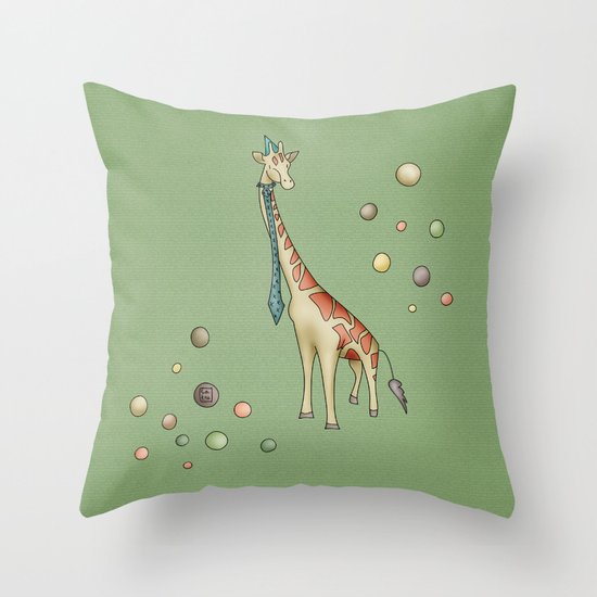 Giraffe Throw Pillow