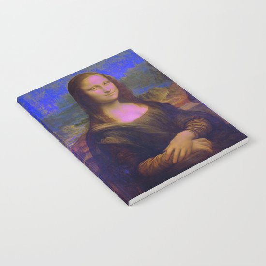 Mona Lisa's Haze (blue) Notebook