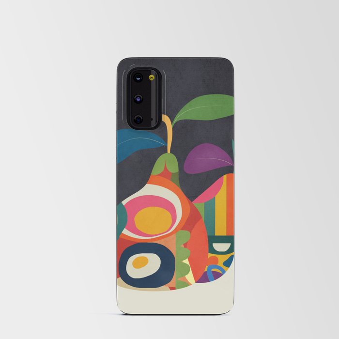 Abstract fruit shapes 02 Android Card Case