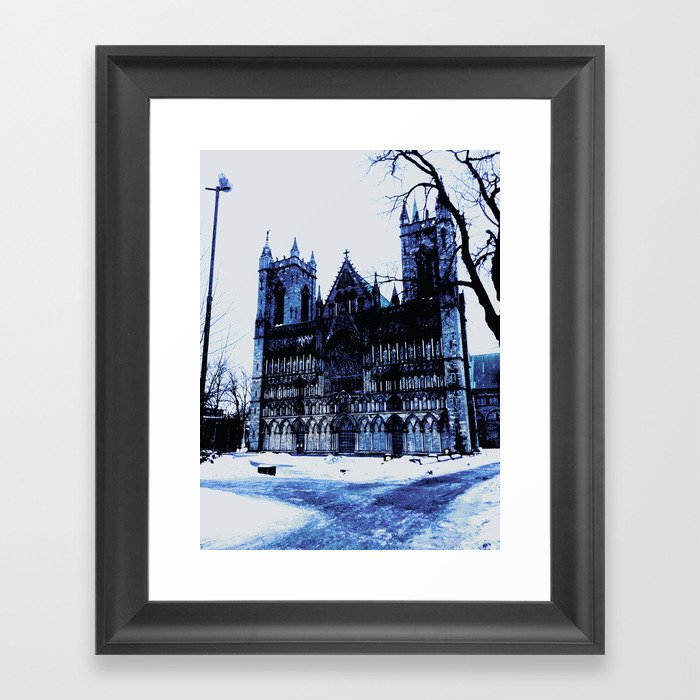 Snow Castle Framed Art Print