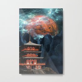 Tokyo Outer Space Galaxy Metal Print