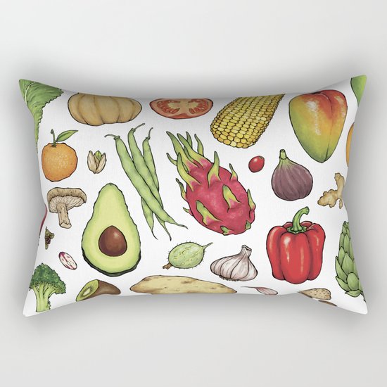Food Rectangular Pillow