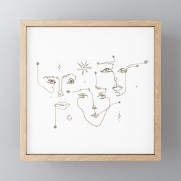 Drie Dames Framed Mini Art Print