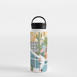 Retro Palm Springs Water Bottle