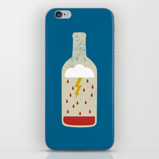 wine bottle iPhone & iPod Skin