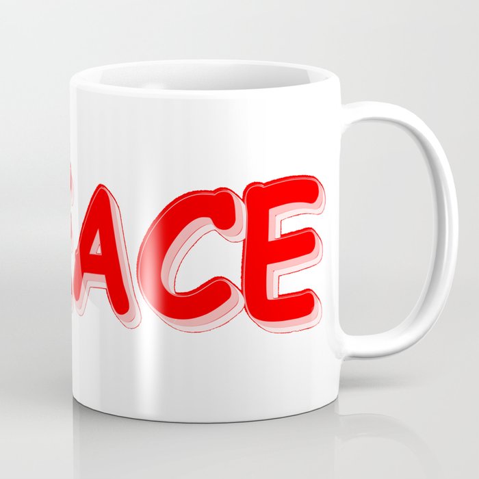 "#PEACE" Cute Design. Buy Now Coffee Mug