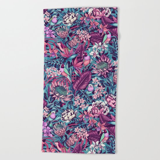 Stand Out! (electric blue) Beach Towel