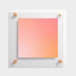 22 Pink Gradient Background Colour Palette 220721 Aura Ombre Valourine Digital Minimalist Art Floating Acrylic Print