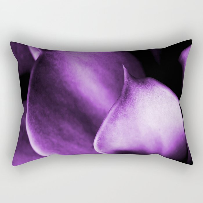 Succulent Leaves In Ultraviolet Color #decor #society6 #buyart Rectangular Pillow