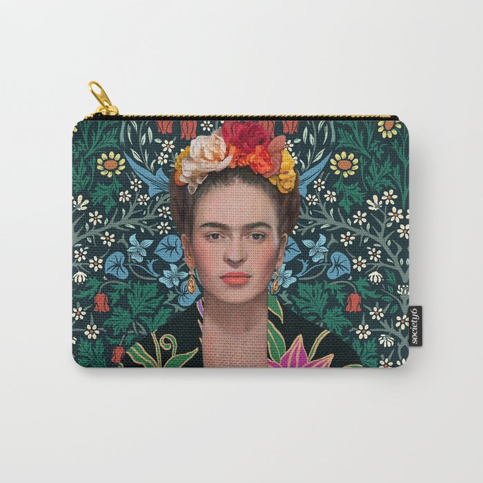Mexican woman, Mexican painter, Frida,  Kahlo, Woman empowerment, Frida, Carry-All Pouch