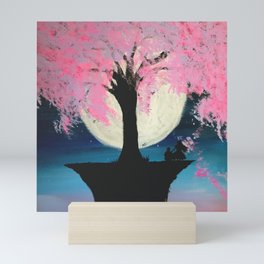 Cherry Blossom Galaxy  Mini Art Print
