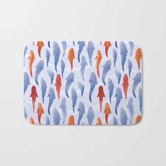 Marine Pattern 02 Bath Mat