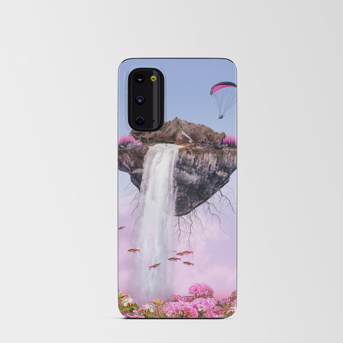 Floating Island Waterfall Android Card Case