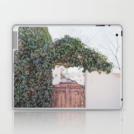 Santa Fe Door in Ivy - Travel Architecture Photography Laptop Skin