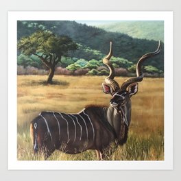 Kudu Art Print