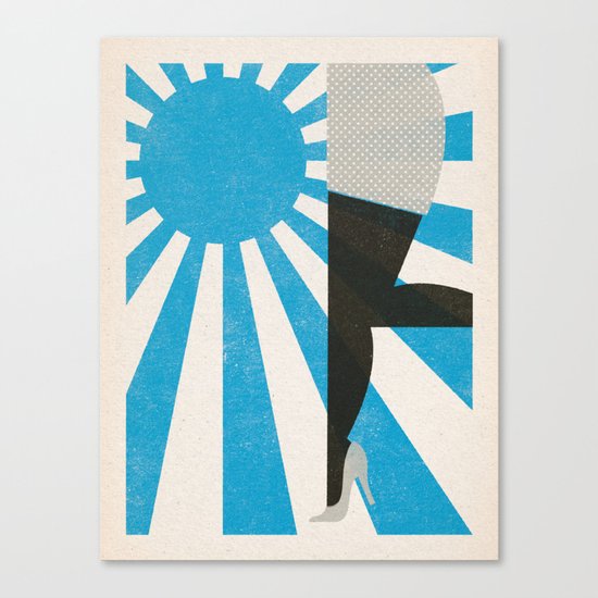 Walking on Sunshine Canvas Print