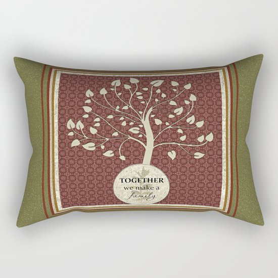 Together We Make A Family Rectangular Pillow