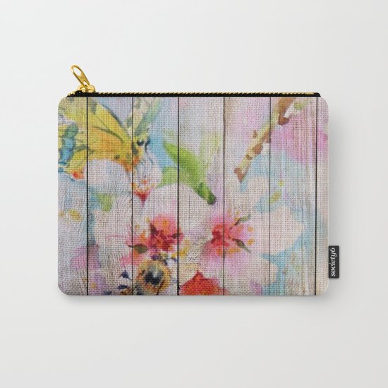 Spring on Wood 01 Carry-All Pouch