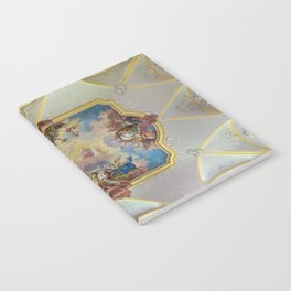 Triumph of St. Benedict Ceiling fresco Bartolomeo Altomonte Notebook