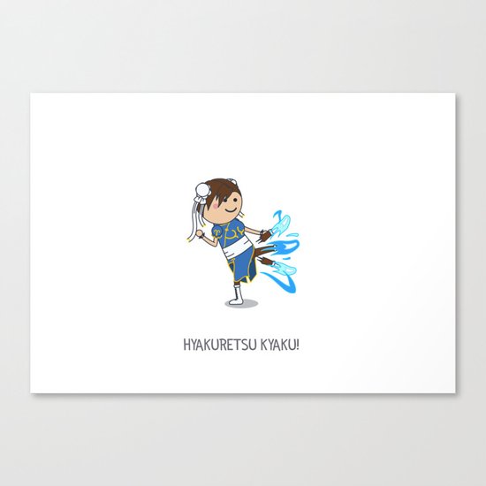 HYAKURETSU KYAKU! Canvas Print