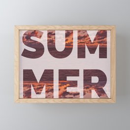 Summer Framed Mini Art Print
