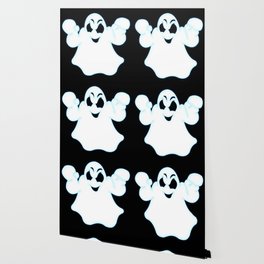 Glowing Halloween Ghost Wallpaper