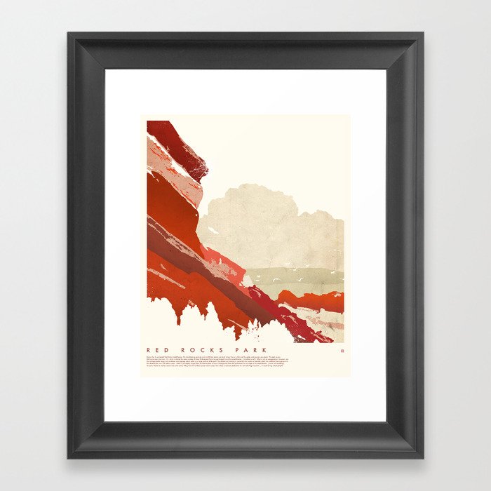 Red Rocks Park - Colorado Framed Art Print