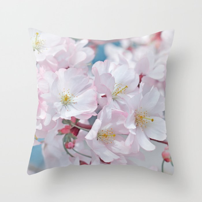 Cherry Blossoms 0212 Throw Pillow
