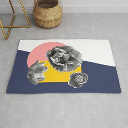 Collateral geometric florals Rug