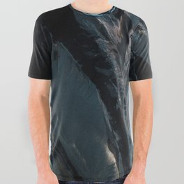 Abstract River in Iceland - Landscape Photography All Over Graphic Tee