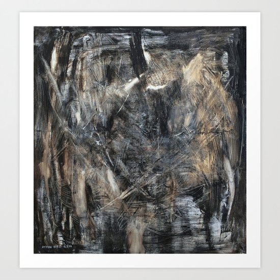 Schooling de Kooning Art Print