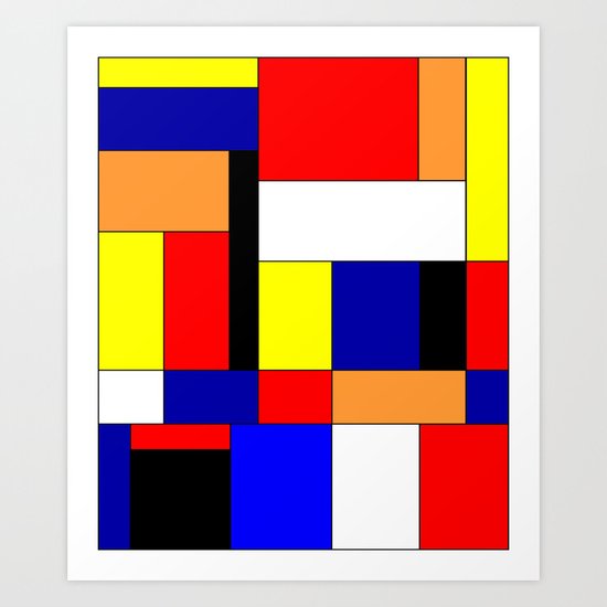 Mondriaan #9 Art Print