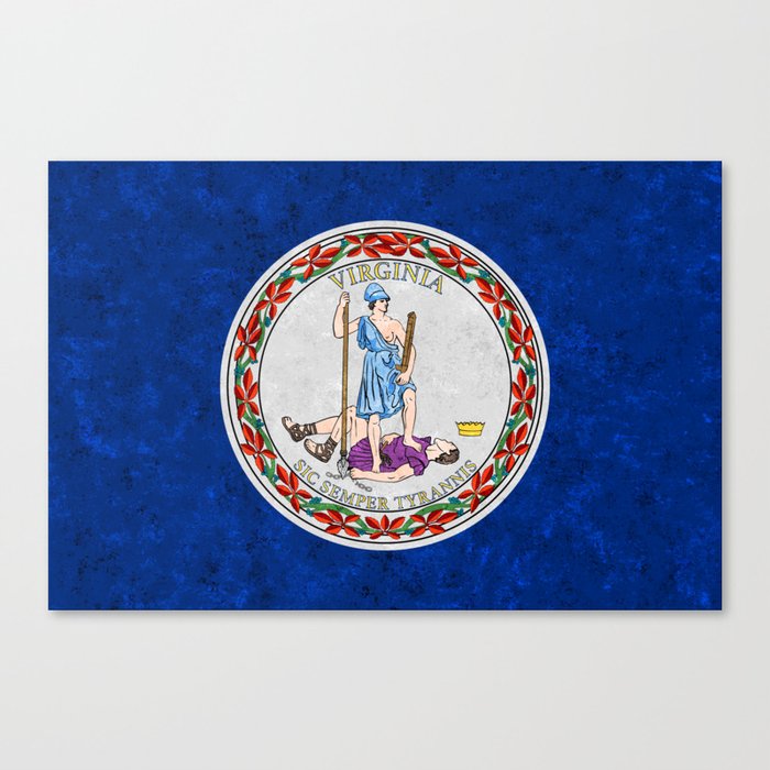 State Flag of Virginia Canvas Print