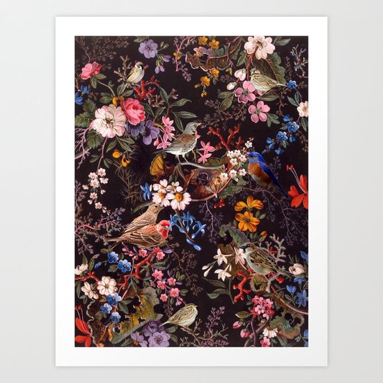 Tiny Birds Art Print