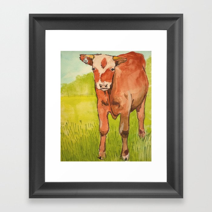 Moo Cow Framed Art Print
