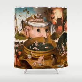 Hieronymus Bosch - The Visions of Tondal, Tondal's Vision, 1479 Shower Curtain