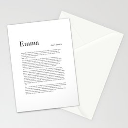 Emma by Jane Austen Stationery Card