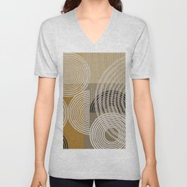 Natural Geometry Q DB-5 V Neck T Shirt