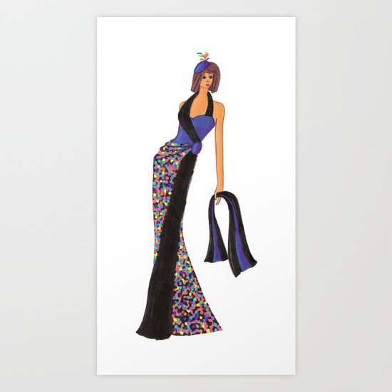 All the Glitz Art Print