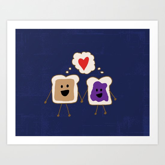 We Go Together Like.. Art Print