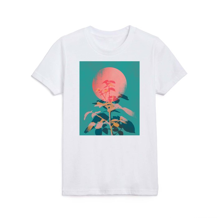 Flower noir Kids T Shirt