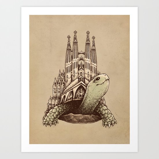 Slow Architecture Art Print
