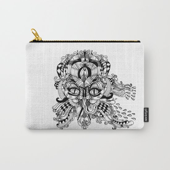Mask Face Carry-All Pouch