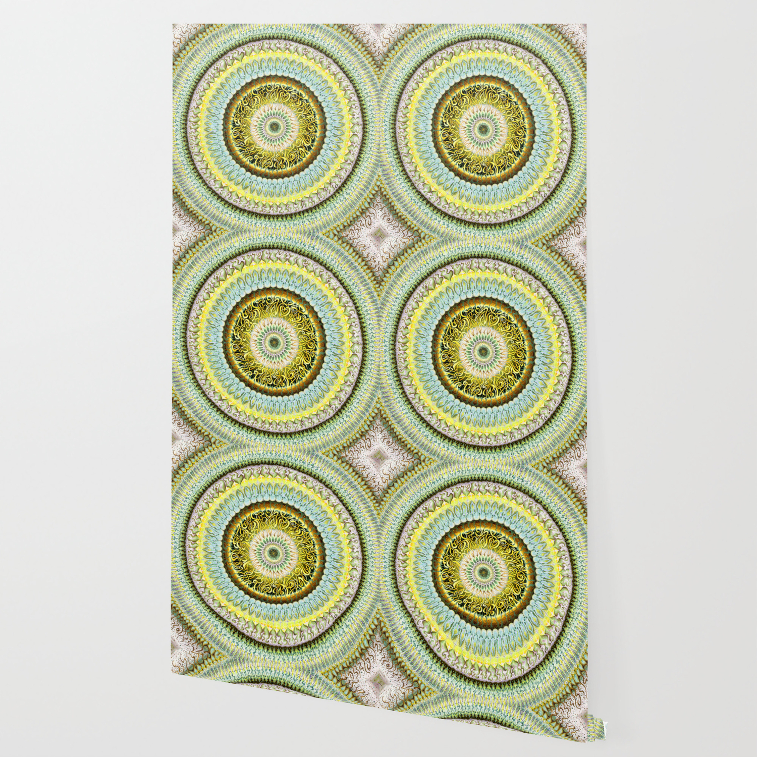 Tiger S Eye Mandala Wallpaper By Tiffney Society6