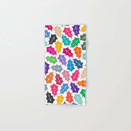 Colorful leaves II Hand & Bath Towel