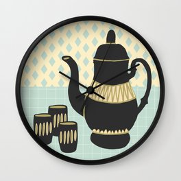 Turkish Coffee Wall Clock
